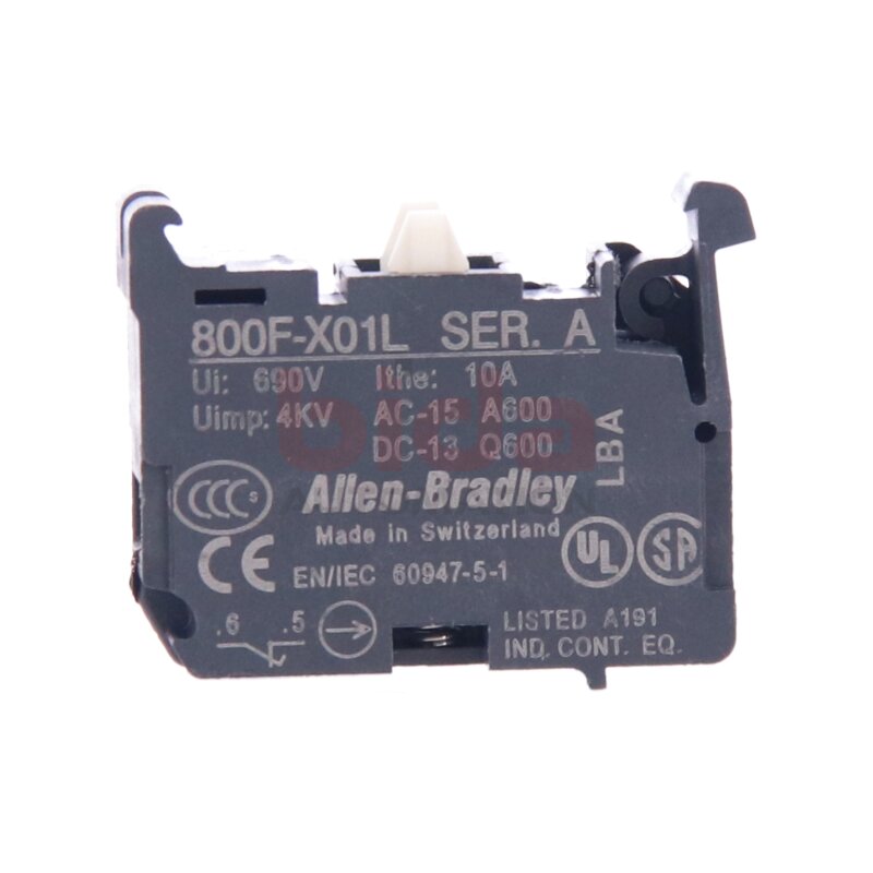 Allen-Bradley 800F-X01L Kontaktblock / Contact block 690V 10A