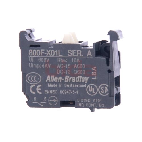 Allen-Bradley 800F-X01L Kontaktblock / Contact block 690V 10A