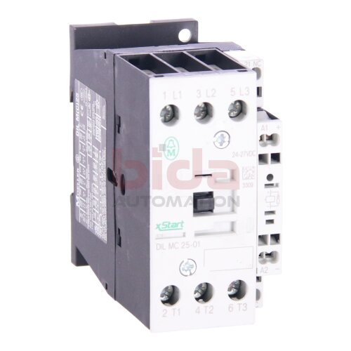 Moeller DIL MC 25-01 Leistungssch&uuml;tz / Power Contactor 250VDC 40A