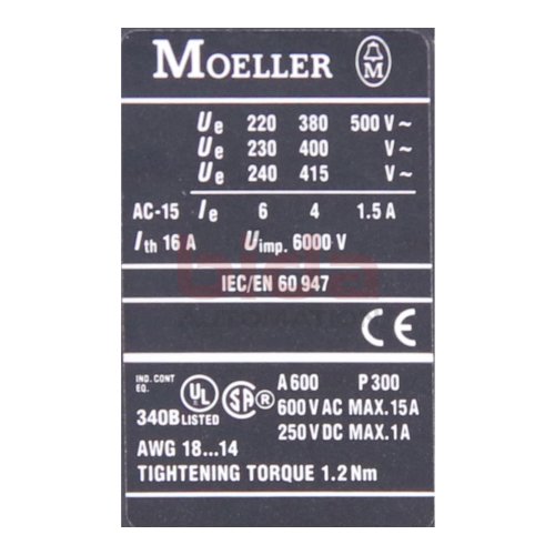 Moeller DIL M1 50-XHI11 Hilfsschalterbaustein / Auxiliary switch module