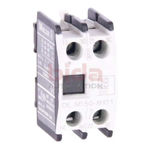 Moeller DIL M1 50-XHI11 Hilfsschalterbaustein / Auxiliary switch module