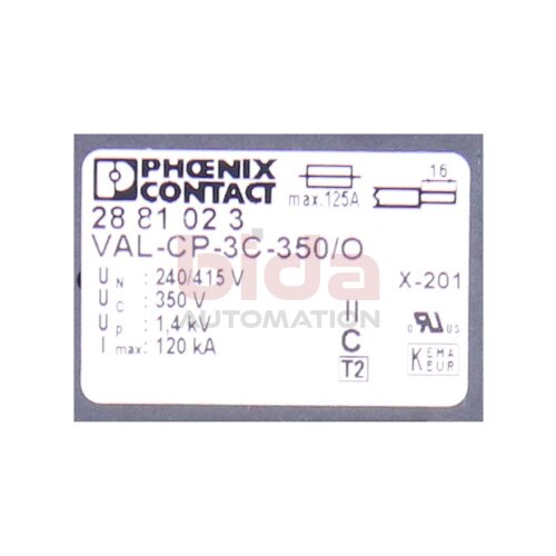 Phoenix Contact VAL-CP-3C-350/O (2881023) &Uuml;berspannungsableiter / Surge arrester