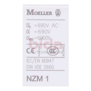 Moeller NZM 1 / NZM B1-(A63/A-50/A-100) Leistungsschalter...