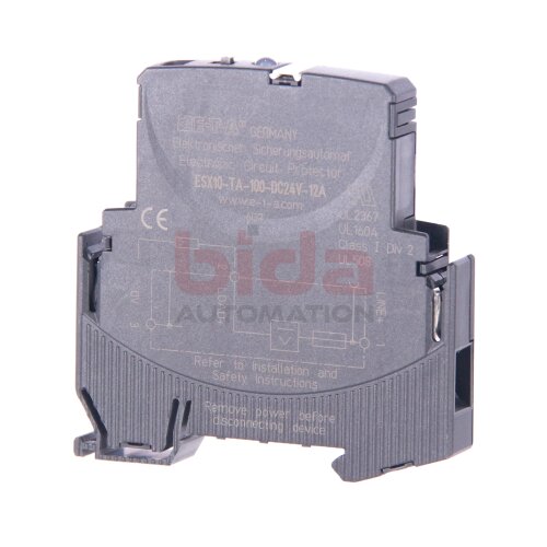 E-T-A ESX10-TA-100-DC24V-12A (6137) Sicherungsautomat / Automatic circuit breaker 24VDC 12A