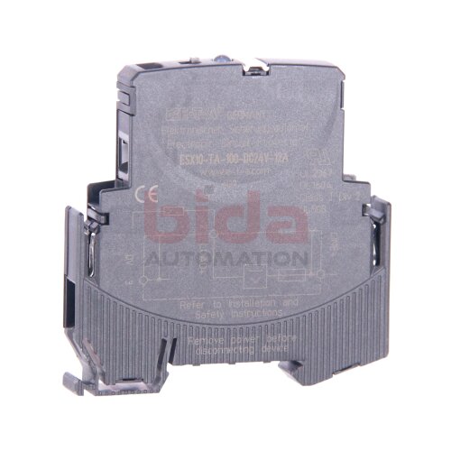 E-T-A ESX10-TA-100-DC24V-12A (6137) Sicherungsautomat / Automatic circuit breaker 24VDC 12A