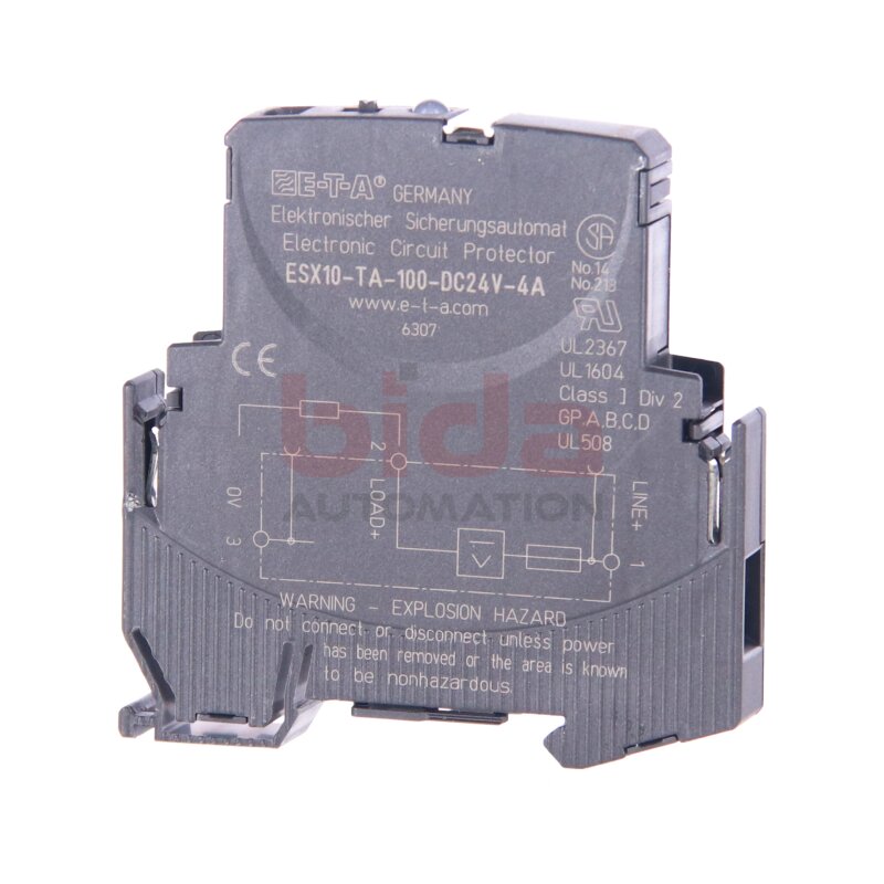 E-T-A ESX10-TA-100-DC24V-4A Sicherungsautomat / Automatic circuit breaker 24VDC 4A