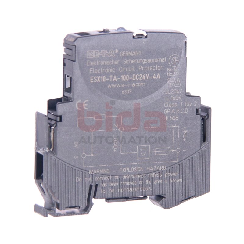 E-T-A ESX10-TA-100-DC24V-4A Sicherungsautomat / Automatic circuit breaker 24VDC 4A