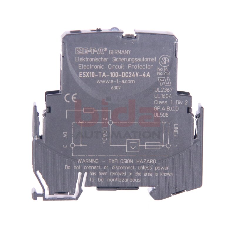 E-T-A ESX10-TA-100-DC24V-4A Sicherungsautomat / Automatic circuit breaker 24VDC 4A