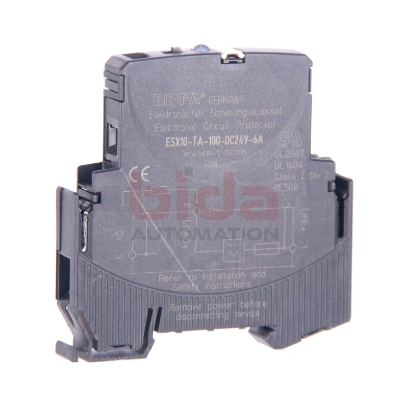 E-T-A E-T-A ESX10-TA-100-DC24V-6A  Sicherungsautomat / Automatic circuit breaker 24VDC 6A