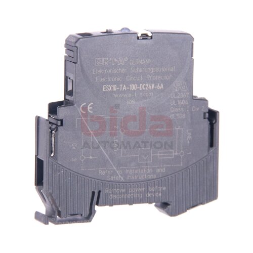 E-T-A E-T-A ESX10-TA-100-DC24V-6A  Sicherungsautomat / Automatic circuit breaker 24VDC 6A