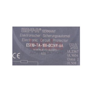 E-T-A E-T-A ESX10-TA-100-DC24V-6A  Sicherungsautomat /...