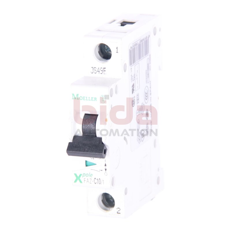 Moeller FAZ-C10/1 Leitungsschutzschalter / Circuit Breaker  277VAC