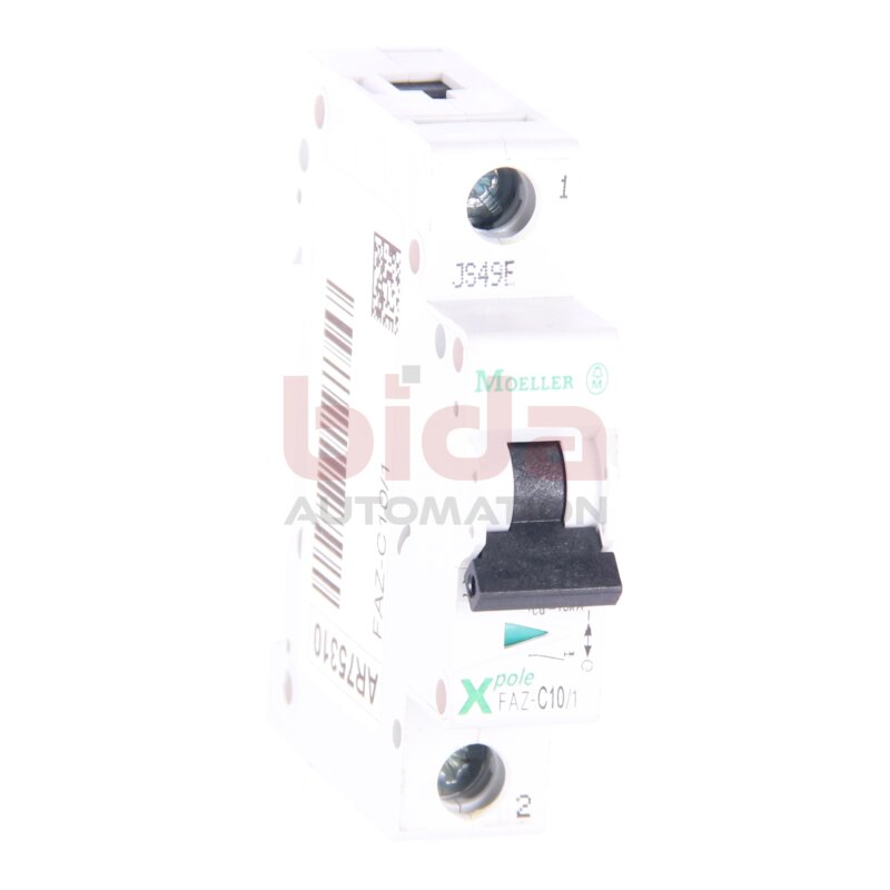 Moeller FAZ-C10/1 Leitungsschutzschalter / Circuit Breaker  277VAC