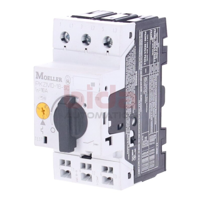 Moeller PKZM0-16-SC Motorschutzschalter / Motor Protection Switch 600V 16A
