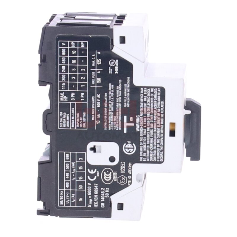 Moeller PKZM0-16-SC Motorschutzschalter / Motor Protection Switch 600V 16A
