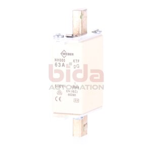 Weber NH000 63A Sicherungseinsatz / fuse insert 63A 500V