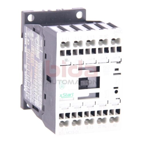 Moeller DIL MC15-01 Leistungssch&uuml;tz / Power Contactor 250VDC 20A