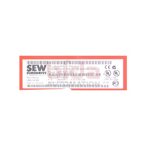 SEW MCH42A0075-5A3-4-0T (08271631)  Frequenzumrichter / Frequency Converter
