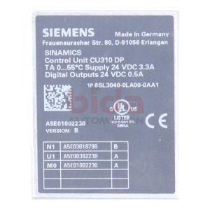 Siemens 6SL3 040-0LA00-0AA1 / 6SL3040-0LA00-0AA1 SINAMICS...