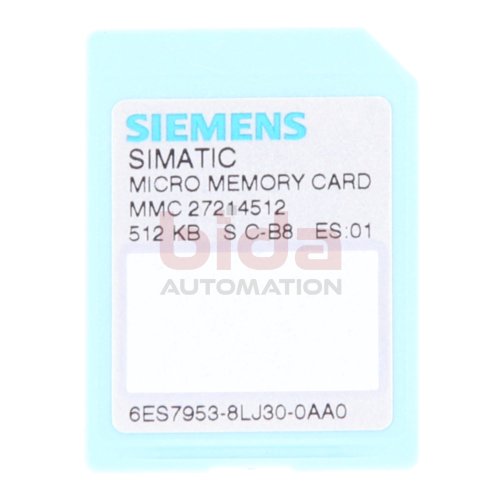 Siemens 6ES7953-8LJ30-0AA0 / 6ES7 953-8LJ30-0AA0 Speicherkarte / Memory Card 128KB