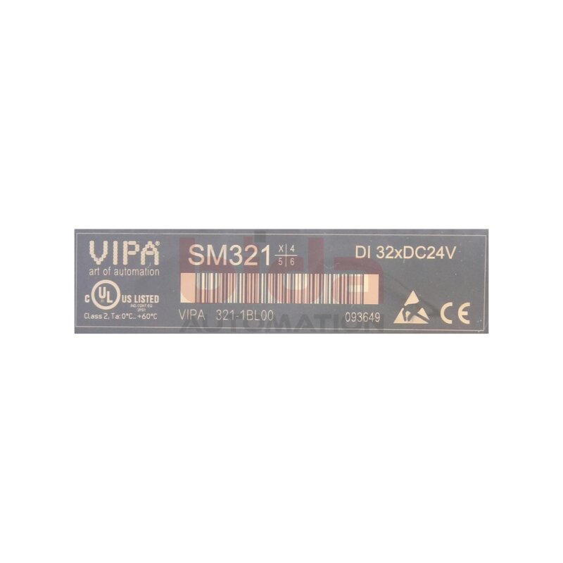 VIPA 6ES7 321-1BL00-0AA0 / 6ES7321-1BL00-0AA0 Digitaleingabe / Digital Input 24V