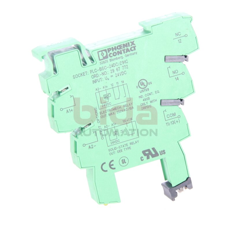 Phoenix PLC-BSC-24DC/21HC Relaisockel / relay socket 24VDC