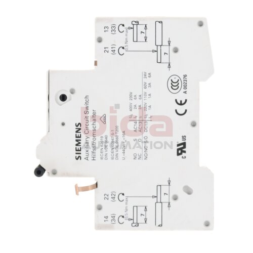 Siemens 5ST3010 AS Hilfsstromschalter Auxiliary Circuit  Switch