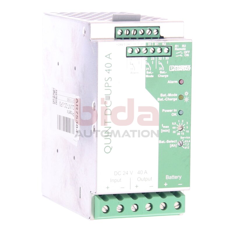Phoenix QUINT-DC-UPS/24DC/40 Module 24VDC 40A