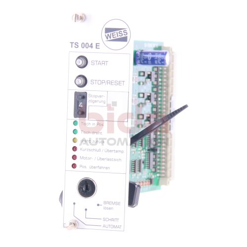 WEISS TS 004 E (TS004E)  Steuerkarte / control card