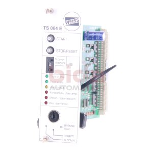 WEISS TS 004 E (TS004E)  Steuerkarte / control card