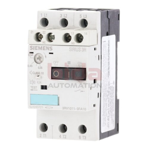 Siemens 3RV1011-0FA10 / 3RV1 011-0FA10 Leistungsschalter Circuit Breaker 400-690V