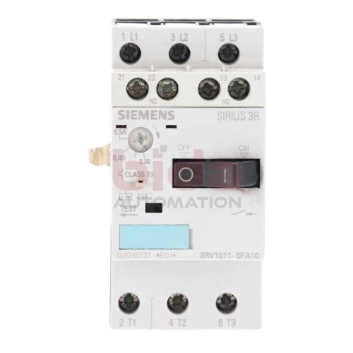 Siemens 3RV1011-0FA10 Leistungsschalter Circuit Breaker 400-690V