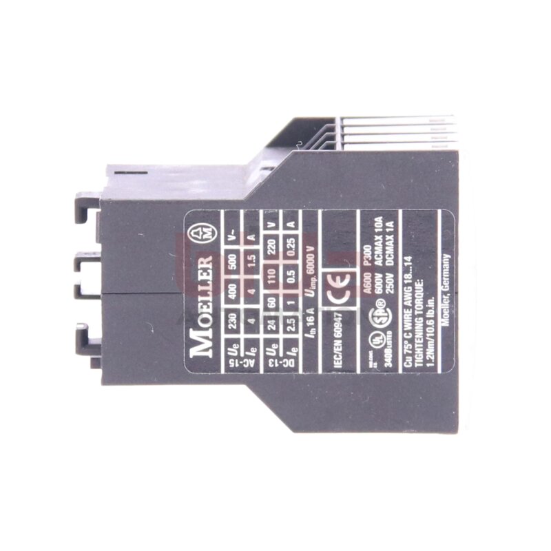 Moeller DIL A-XHIC04 Hilfsschalterblock / Auxiliary Switch Block 600V 10A