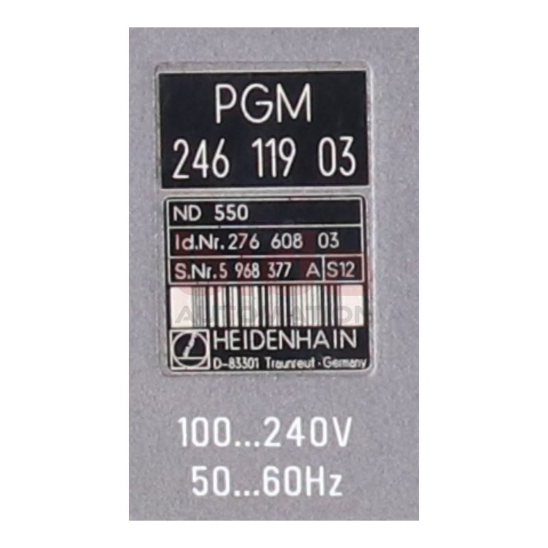 Heidenhain ND 550 (Id Nr. 276 608 03) / 27660803 Positionsschalter / Position Switch