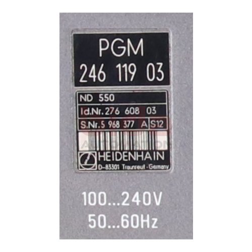 Heidenhain ND 550 (Id Nr. 276 608 03) / 27660803 Positionsschalter / Position Switch