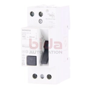 Siemens 5SM3 311-6 FI-Schutzschalter, 2-polig