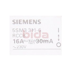 Siemens 5SM3 311-6 FI-Schutzschalter, 2-polig