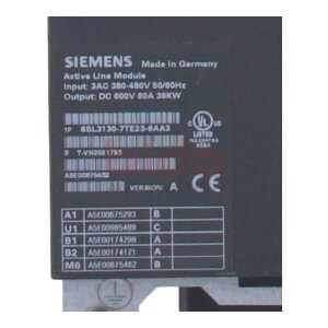 Siemens 6SL3130-7TE23-6AA3 / 6SL3 130-7TE23-6AA3 SINAMICS...