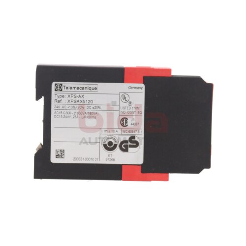 Telemecanique XPS-AX XPSAX5120 Preventa Sicherheitsbaustein security module 24V
