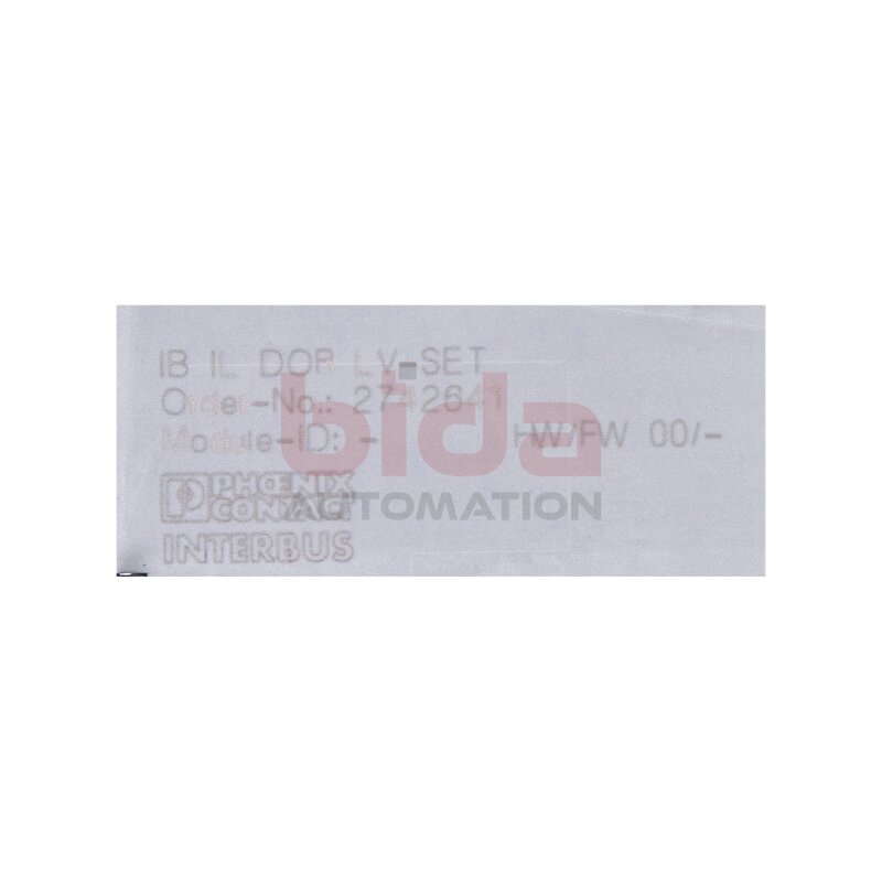 Phoenix IB IL DOR LV-SET (2742641) Inline-Klemme / Inline clamp