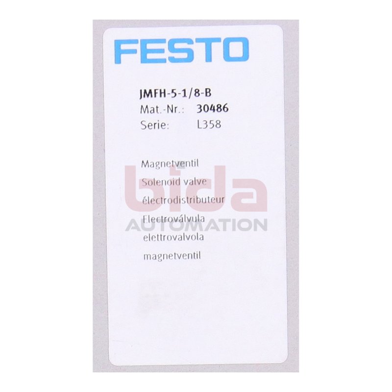 Festo JMFH-5-1/8-B (30486) Magnetventil / Solenoid