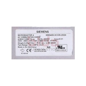 Siemens 6SE6400-3C05-2DD0 / 6SE6400-3C05-2DD0 Micromaster...