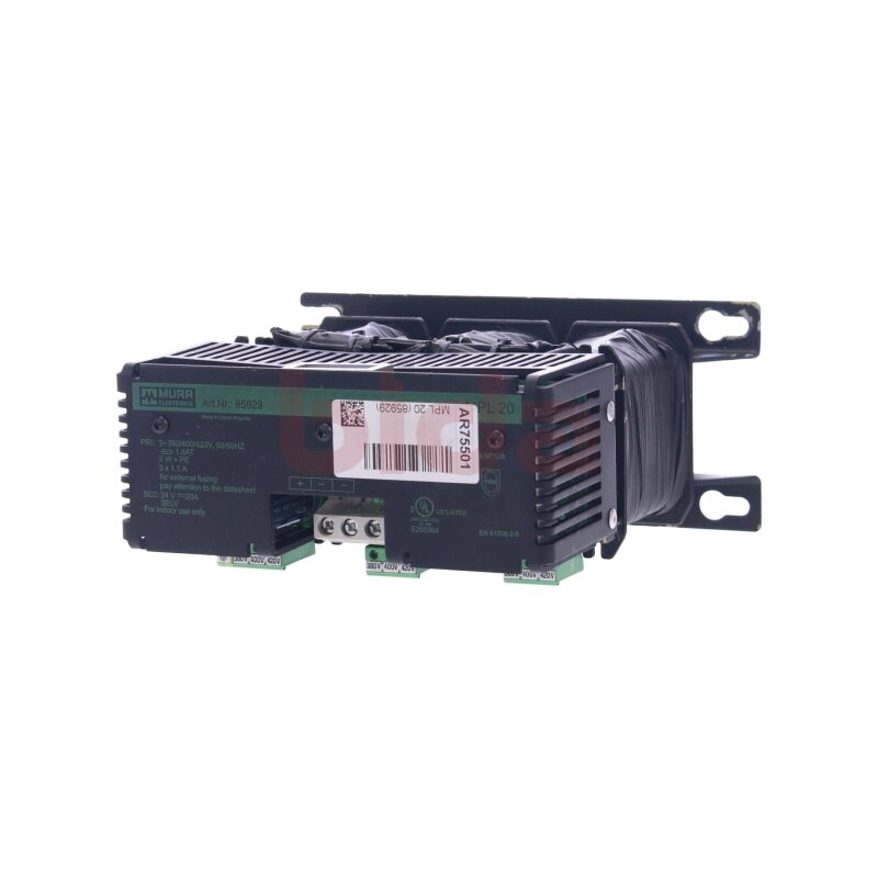 Murr MPL 20 (85929) Trafonetzger&auml;t / Transformer power supply unit  24V