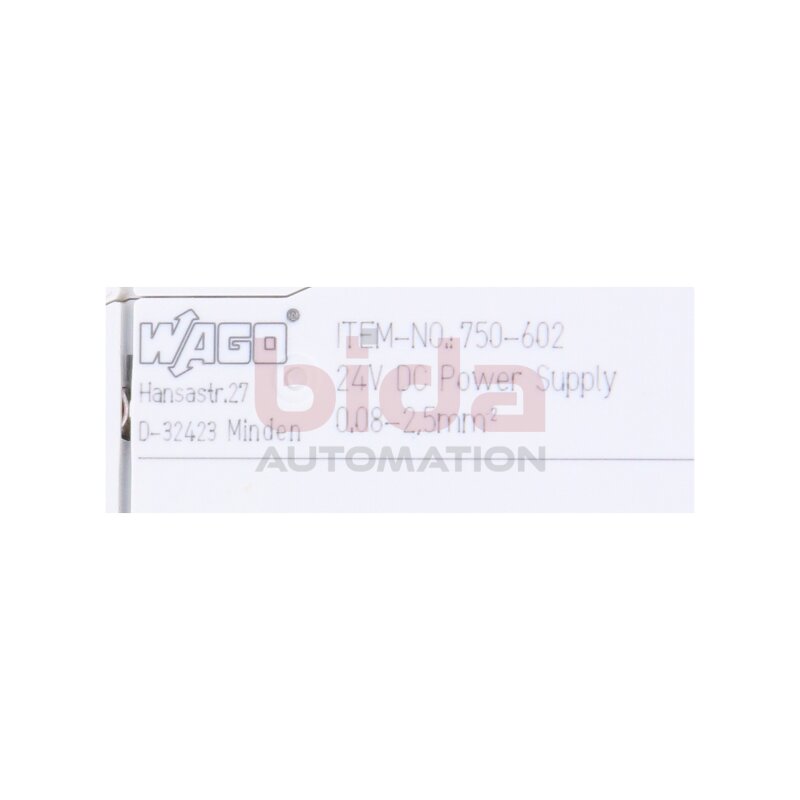 Beckhoff 750-602 Potentialeinspeisung / Potential feed 24V