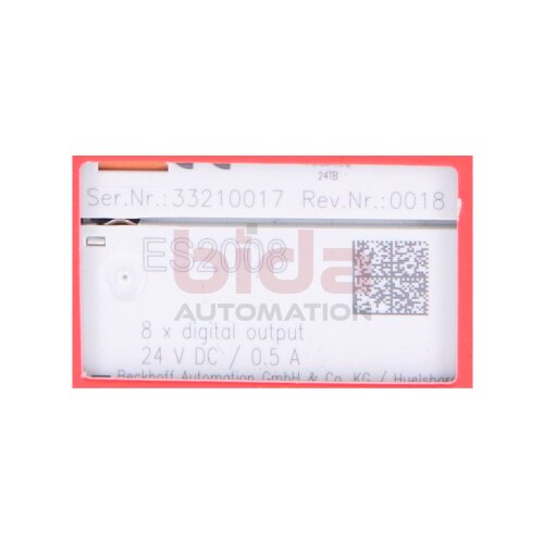 Beckhoff ES2008 EtherCAT-Klemme / Clamp 24VDC