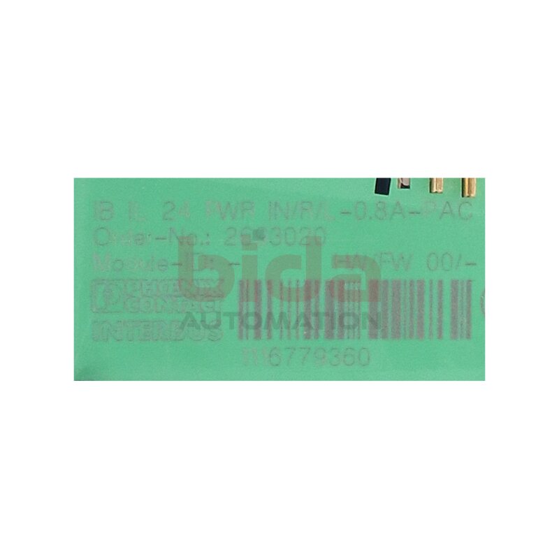 Phoenix Contact IB IL 24 PWR IN/R/L-0.8A-PAC (2693020) Power Module 24V