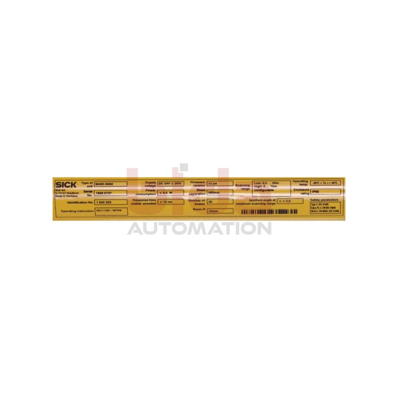 Sick M40E-S002 Lichtschranke / Light barrier 24VDC