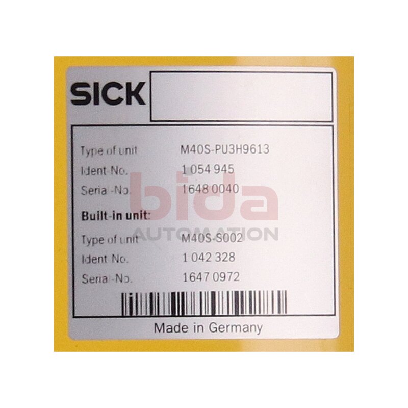 Sick M40S-PU3H9613 Ger&auml;tes&auml;ule / Device column