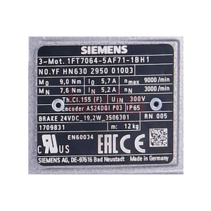 Siemens 1FT7064-5AF71-1BH1 /  1FT7 064-5AF71-1BH1...