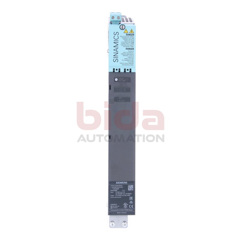 Siemens 6SL3100-1DE22-0AA1 / 6SL3 100-1DE22-0AA1 SINAMICS Control Supply Module 600VDC 380-480V 20A